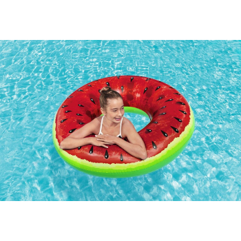 Owocowe Koło dmuchane do pływania Arbuz dla dzieci 12+ i dorosłych BESTWAY 119cm